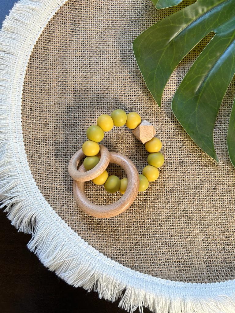 Mustard Teether & Rattle