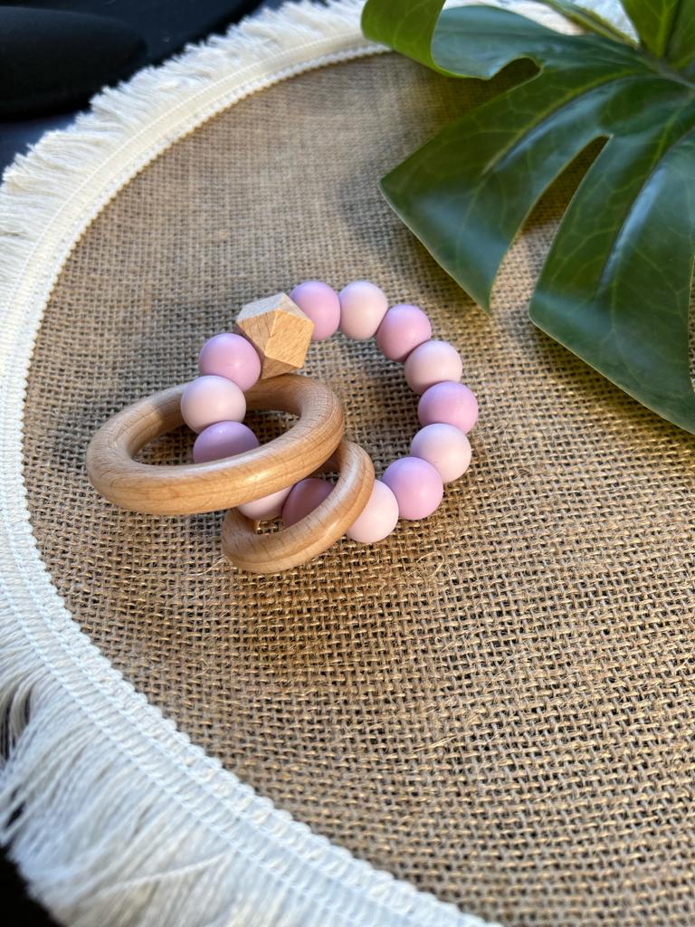 Purple Teether & Rattle