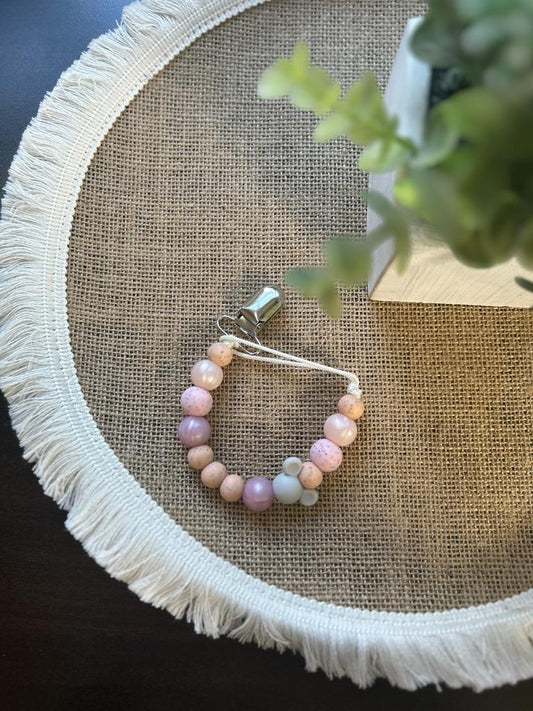 Peachy Mickey Mouse Dummy Clip & Teether