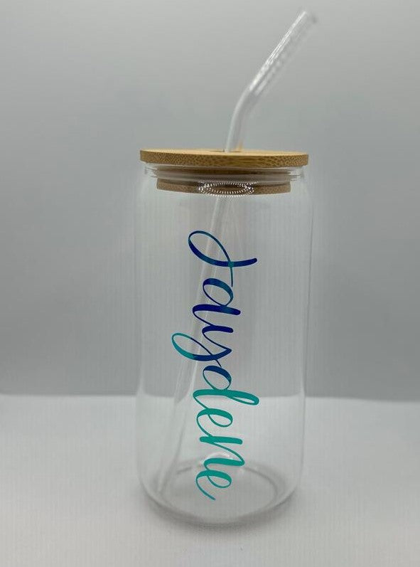 Custom Name Glass Libbey Tumbler Cup
