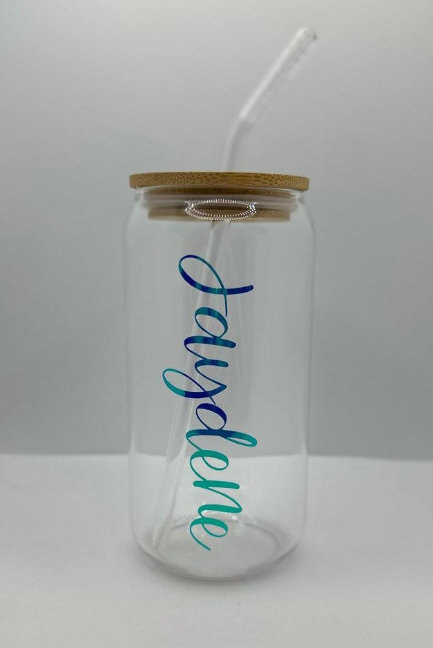 Custom Name Glass Libbey Tumbler Cup