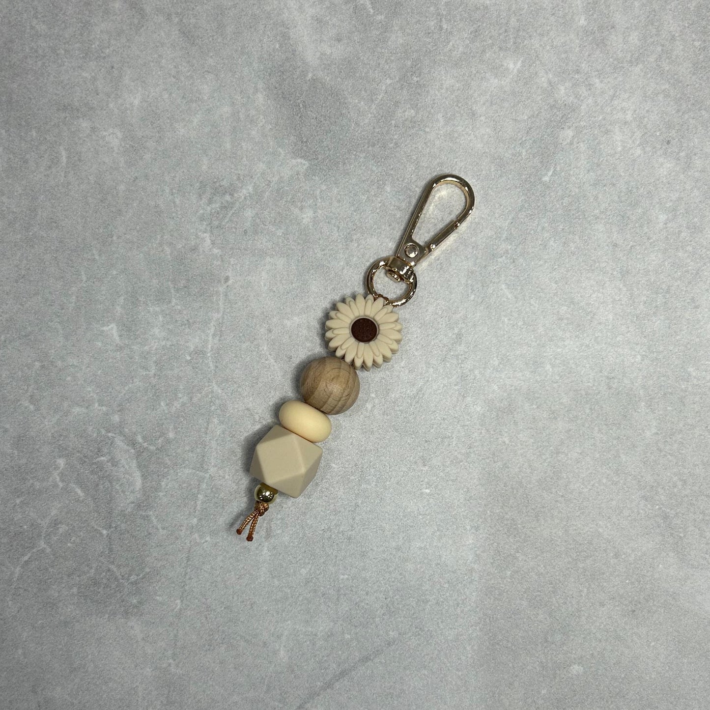 Daisy Flower Keychain