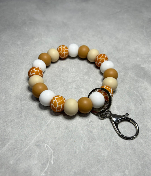 Giraffe Wristlet Keychain 15mm