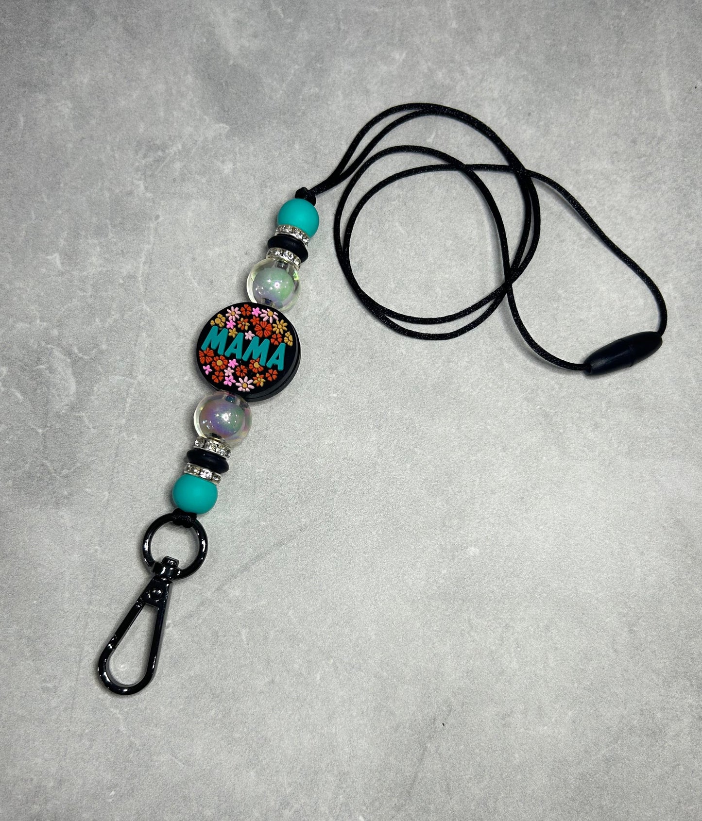 Blue Mama Lanyard