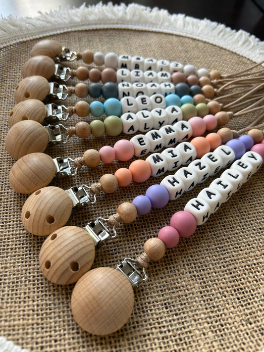 Personalised Dummy Clip & Teether